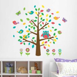 Muursticker-Boom-met-Uil-2