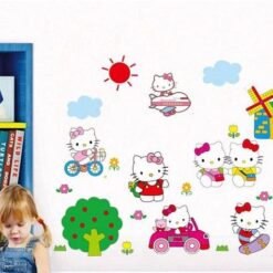 Muursticker-Hello-Kitty