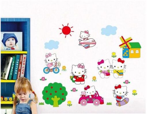 Muursticker-Hello-Kitty