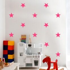 Exclusive Muursticker Sterren (Fuchsia)