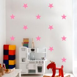 Exclusive Muursticker Sterren (Roze)