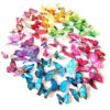 Kleurrijke 3D Vlinders set