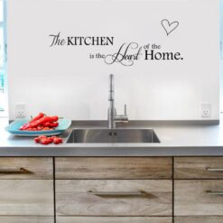 Muursticker Kitchen is the Heart of the Home