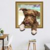 Muursticker Hond 3D