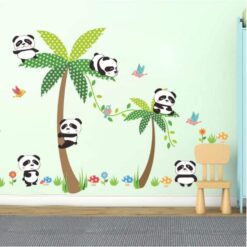 Muurstickers Babykamer Panda