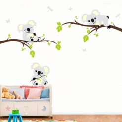 Muursticker Babykamer Tak Koala