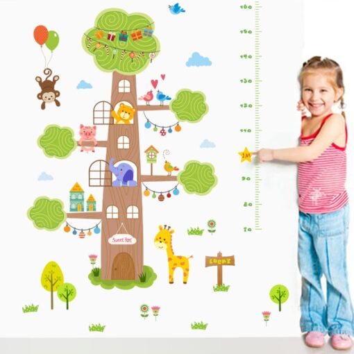 Muursticker Dieren Boom Lengtemeter