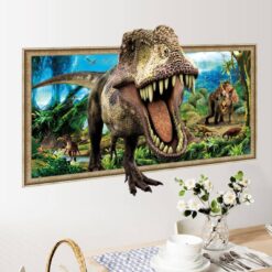 Muursticker Dinosaurus T-Rex 3D