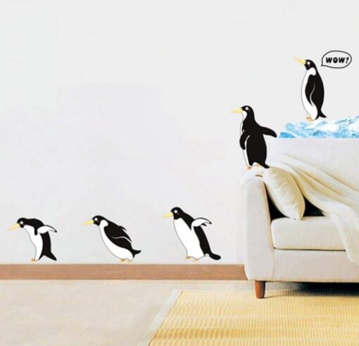 Muursticker Pinguïns