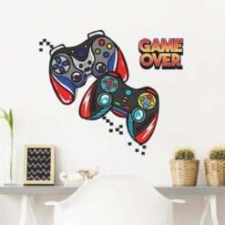 Muursticker Controllers Game Over