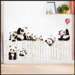 Muursticker Panda's