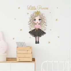 Muursticker Kleine Prinses