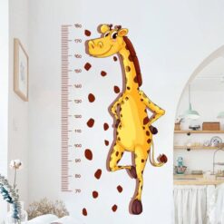 Muursticker Lengtemeter Giraffe