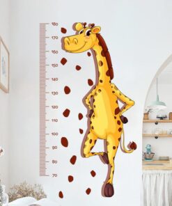 Muursticker Lengtemeter Giraffe