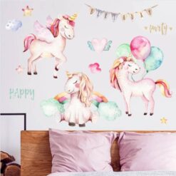 Muursticker Unicorn Party