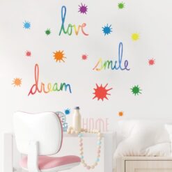 Muursticker Dream Love Smile