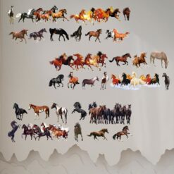 Muursticker Paarden