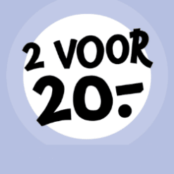 2 voor €20